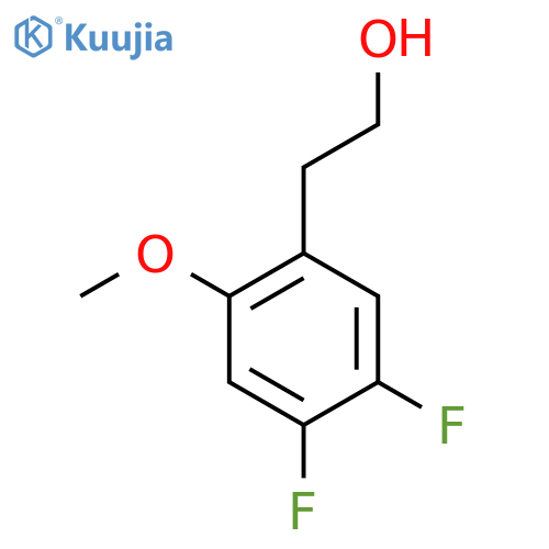 2-(4,5-difluoro-2-methoxyphenyl)ethan-1-ol structure