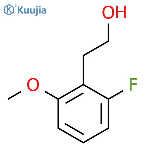 2-(2-fluoro-6-methoxyphenyl)ethan-1-ol structure