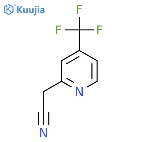 2-(4-(Trifluoromethyl)pyridin-2-yl)acetonitrile structure
