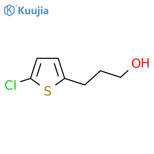 3-(5-Chlorothiophen-2-yl)propan-1-ol structure