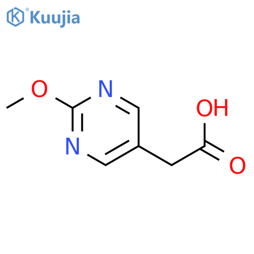 2-(2-methoxypyrimidin-5-yl)acetic acid structure