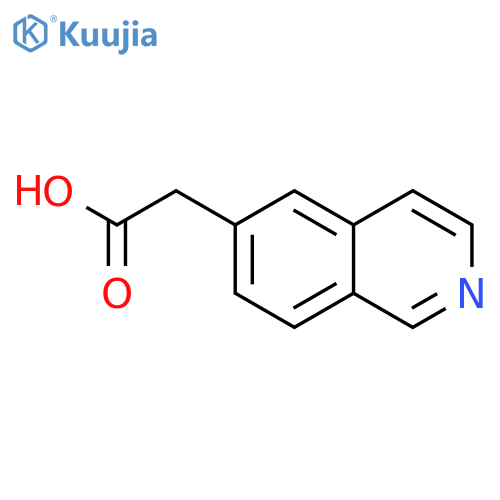 2-(Isoquinolin-6-yl)acetic acid structure