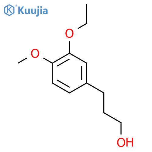 3-(3-Ethoxy-4-methoxyphenyl)propan-1-ol structure