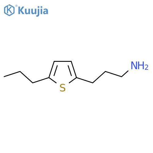 3-(5-propylthiophen-2-yl)propan-1-amine structure