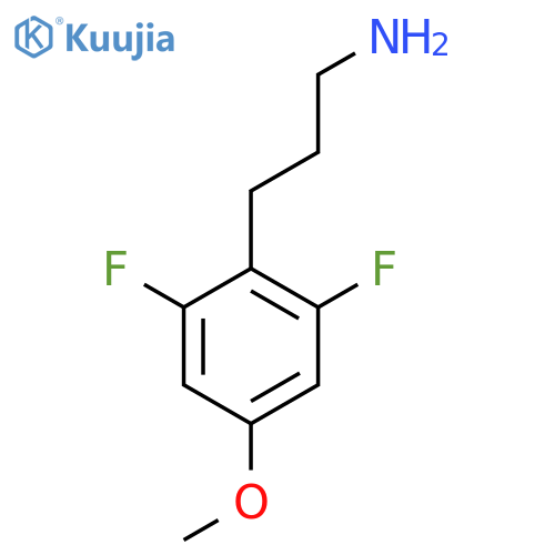3-(2,6-difluoro-4-methoxyphenyl)propan-1-amine structure