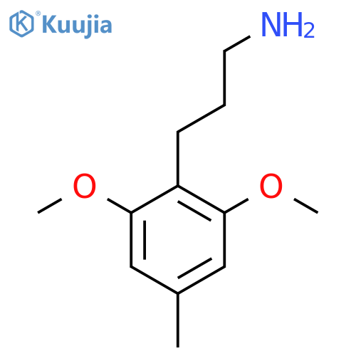 3-(2,6-dimethoxy-4-methylphenyl)propan-1-amine structure