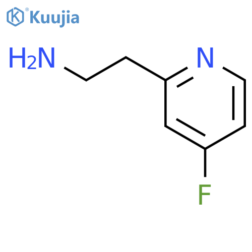2-(4-fluoropyridin-2-yl)ethan-1-amine structure