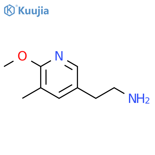 2-(6-methoxy-5-methylpyridin-3-yl)ethan-1-amine structure