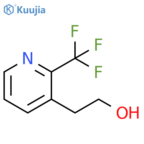 2-[2-(trifluoromethyl)pyridin-3-yl]ethan-1-ol structure