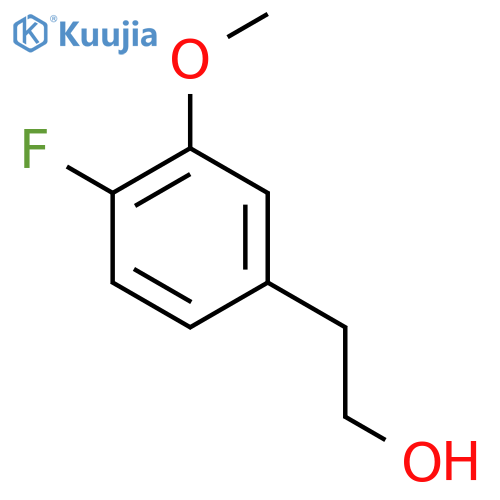 2-(4-fluoro-3-methoxyphenyl)ethan-1-ol structure