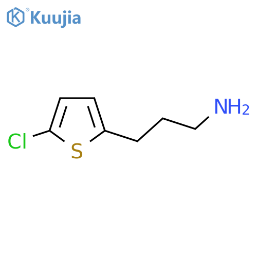 3-(5-Chlorothiophen-2-yl)propan-1-amine structure
