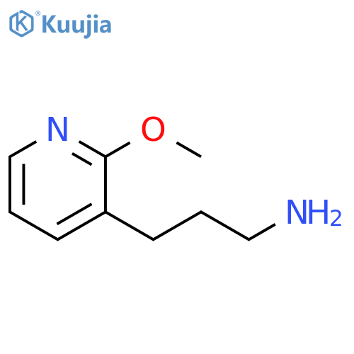 3-(2-methoxypyridin-3-yl)propan-1-amine structure