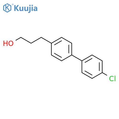 [1,1'-Biphenyl]-4-propanol,4'-chloro- structure