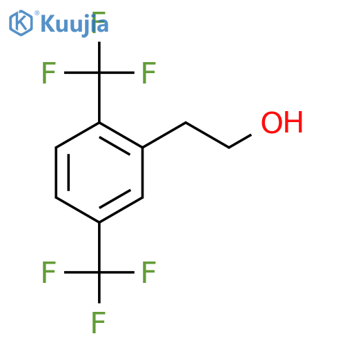 2-[2,5-bis(trifluoromethyl)phenyl]ethanol structure