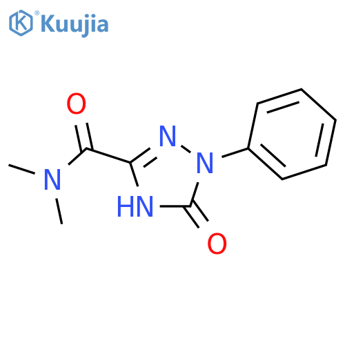 <br>2,5-Dihydro-5-oxo-1-phenyl-1H-1,2,4-triazole-3-carboxylic acid dimethylamid e structure