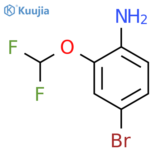 4-BROMO-2-(DIFLUOROMETHOXY)ANILINE structure
