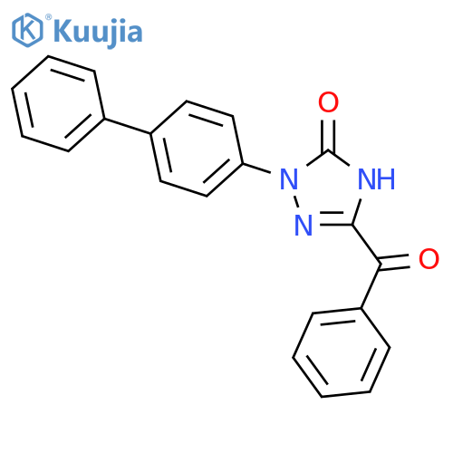 5-Benzoyl-2-(biphenyl-4-yl)-1,2-dihydro-3H-1,2,4-triazol-3-one structure