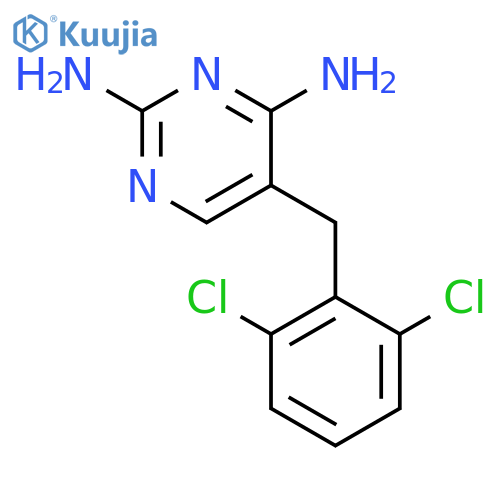 2,4-Diamino-5-(2,6-dichlorobenzyl)pyrimidine structure