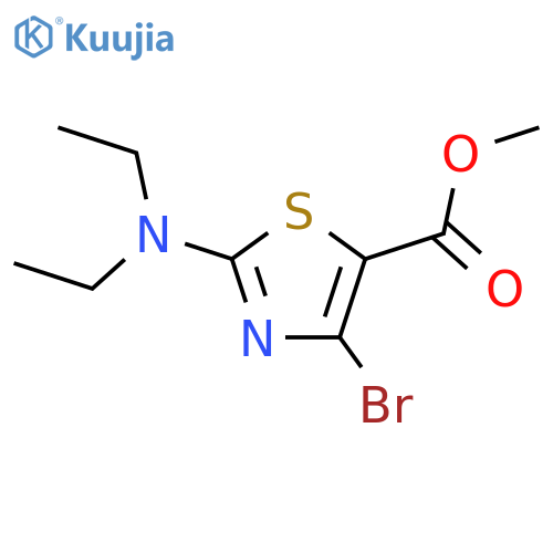 Methyl 4-bromo-2-(diethylamino)thiazole-5-carboxylate structure