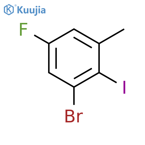 3-Bromo-5-fluoro-2-iodotoluene structure