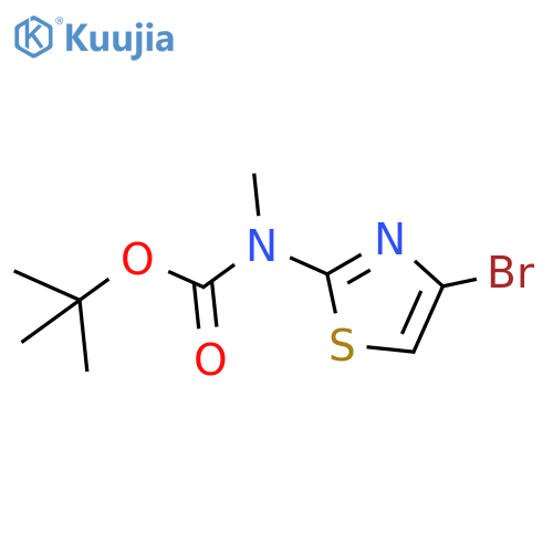 Tert-Butyl (4-bromothiazol-2-yl)(methyl)carbamate structure