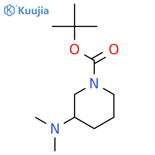 tert-Butyl 3-(dimethylamino)piperidine-1-carboxylate structure