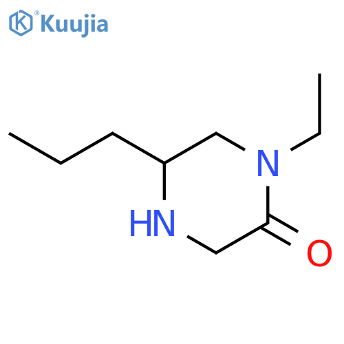 1-Ethyl-5-propylpiperazin-2-one dihydrochloride structure