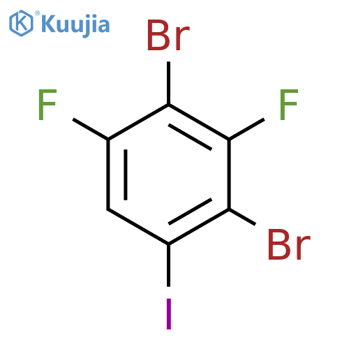 1,3-Dibromo-2,4-difluoro-6-iodobenzene structure