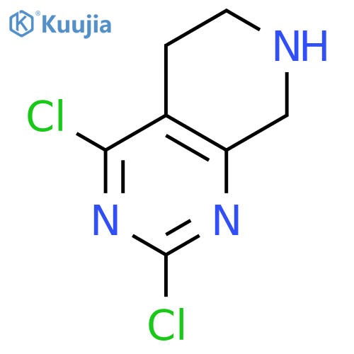 2,4-dichloro-5H,6H,7H,8H-pyrido[3,4-d]pyrimidine structure