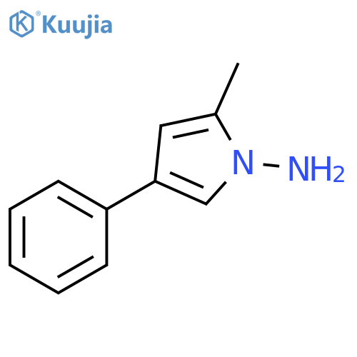 1H-Pyrrol-1-amine, 2-methyl-4-phenyl- structure