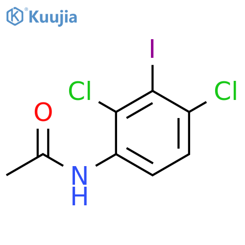 N-(2,4-dichloro-3-iodophenyl)acetamide structure