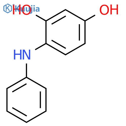 4-Anilinobenzene-1,3-diol structure