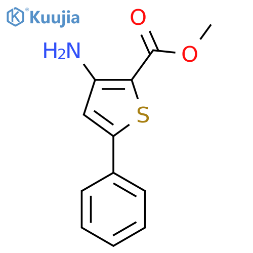 Methyl 3-amino-5-phenylthiophene-2-carboxylate structure