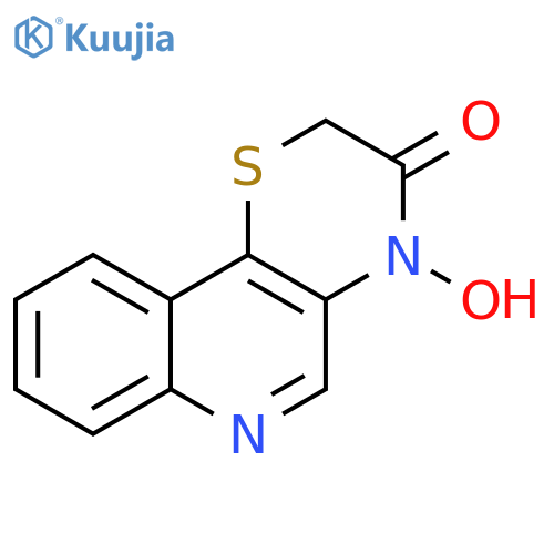 2H-1,4-Thiazino[3,2-c]quinolin-3(4H)-one, 4-hydroxy- structure