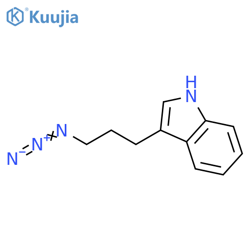 3-(3-azidopropyl)-1H-indole structure
