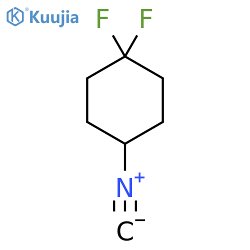 1,1-Difluoro-4-isocyanocyclohexane structure