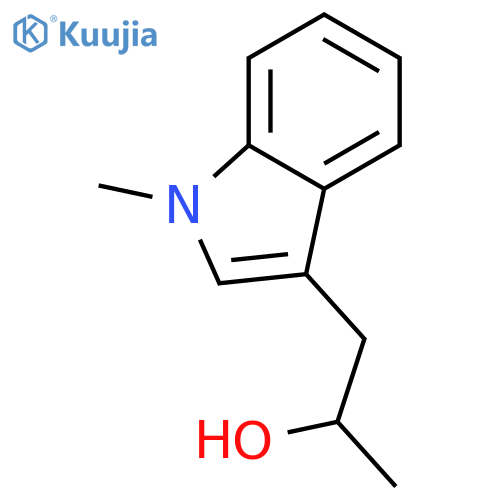 1-(1-methyl-1H-indol-3-yl)propan-2-ol structure