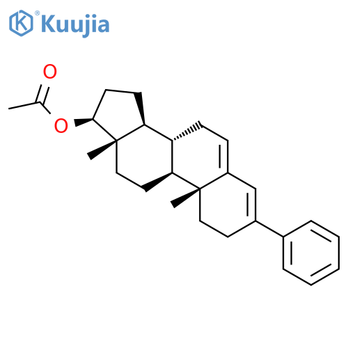 Androsta-3,5-dien-17-ol, 3-phenyl-, acetate, (17b)- structure