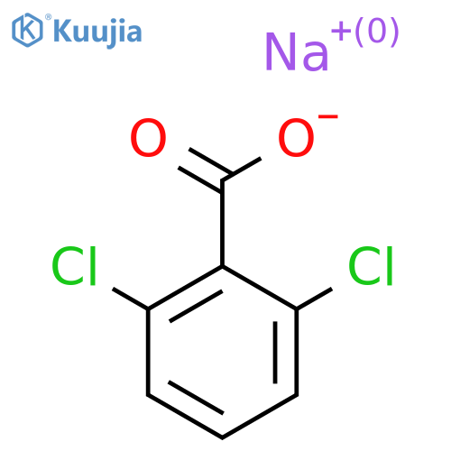 Sodium 2,6-dichlorobenzoate structure