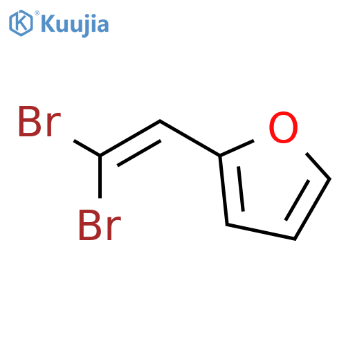 2-(2,2-Dibromoethenyl)furan structure