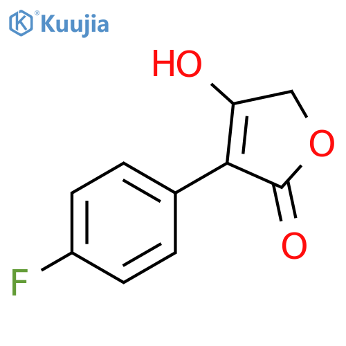 2(5H)-Furanone, 3-(4-fluorophenyl)-4-hydroxy- structure