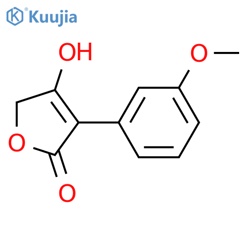 2(5H)-Furanone, 4-hydroxy-3-(3-methoxyphenyl)- structure