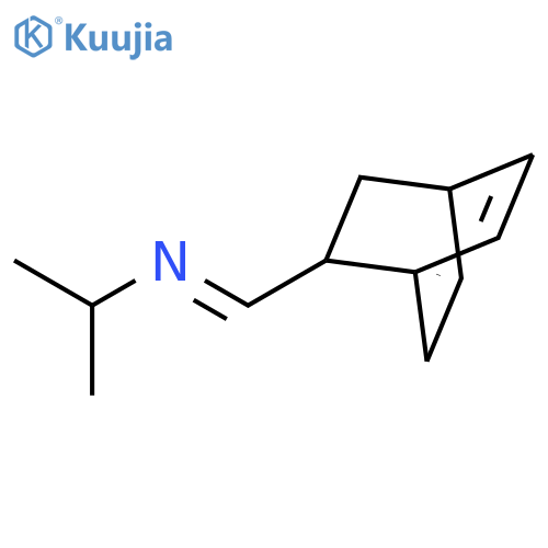 2-Propanamine, N-(bicyclo[2.2.2]octa-5,7-dien-2-ylmethylene)- structure