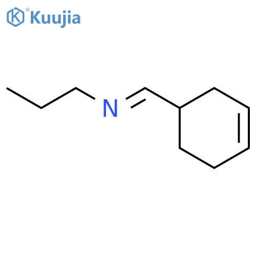 1-Propanamine, N-(3-cyclohexen-1-ylmethylene)- structure