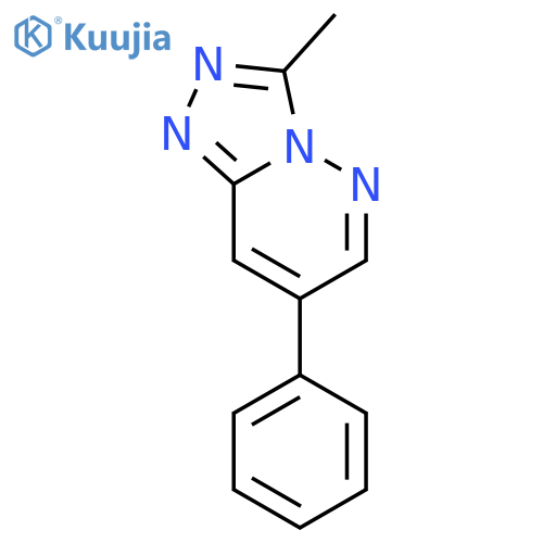 1,2,4-Triazolo[4,3-b]pyridazine,3-methyl-7-phenyl- structure