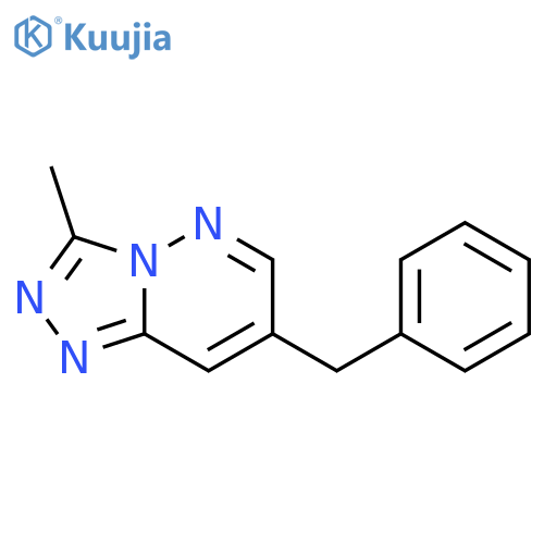 1,2,4-Triazolo[4,3-b]pyridazine,3-methyl-7-(phenylmethyl)- structure