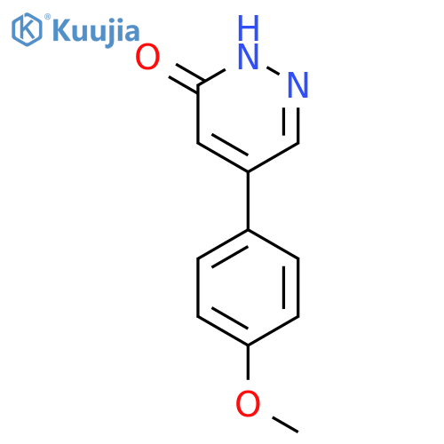 5-(4-methoxyphenyl)-3(2H)-Pyridazinone structure