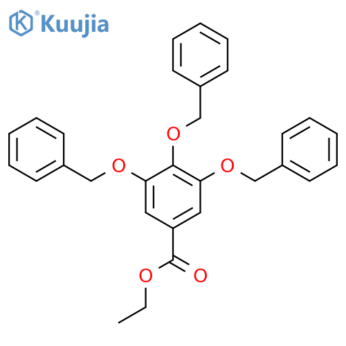 Ethyl 3,4,5-tris(benzyloxy)benzoate structure