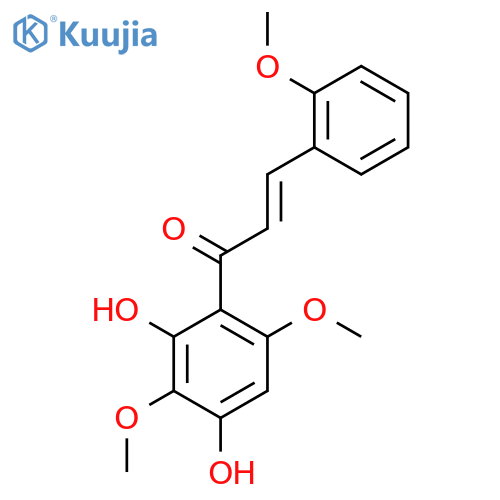 1-(2,4-Dihydroxy-3,6-dimethoxyphenyl)-3-(2-methoxyphenyl)prop-2-en-1-one structure