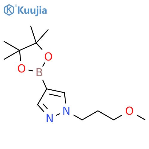 1-(3-methoxypropyl)-4-(tetramethyl-1,3,2-dioxaborolan-2-yl)-1H-pyrazole structure